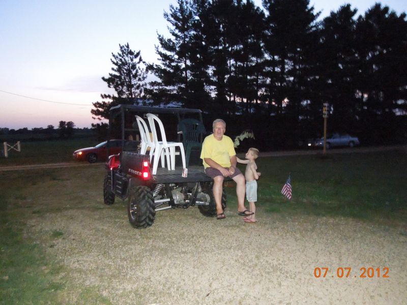 Jared Moore and Dennis on the Ranger