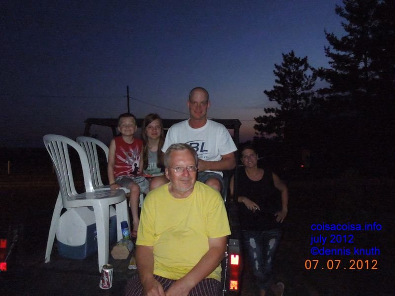 Family Ranger Ride with Dennis in front