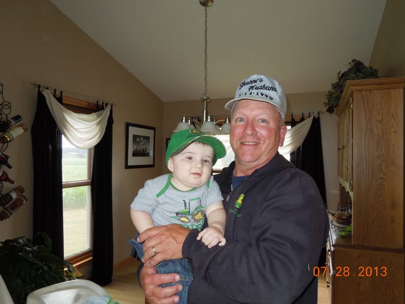 Grandpa Gary with Carson