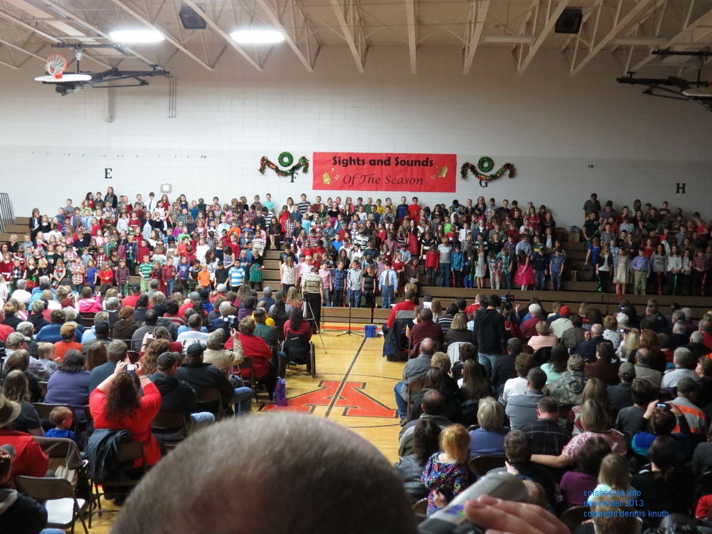 Arkansaw Chrismas class seating 2013