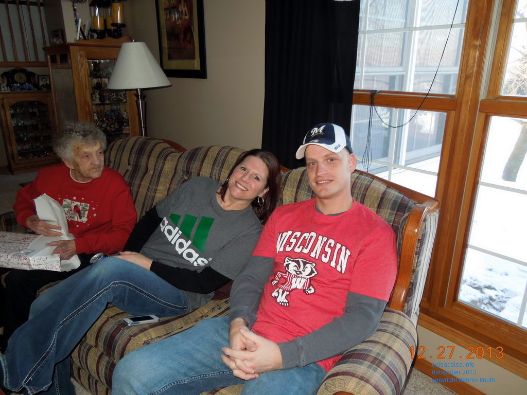 Grandma Emogene with Kelly and Nathan