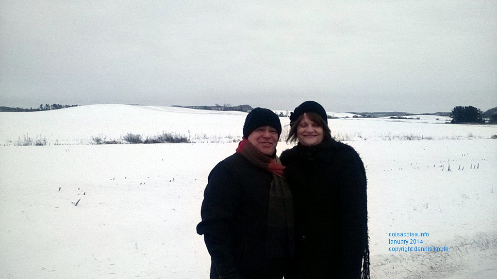 Helton and Sherri in the snow