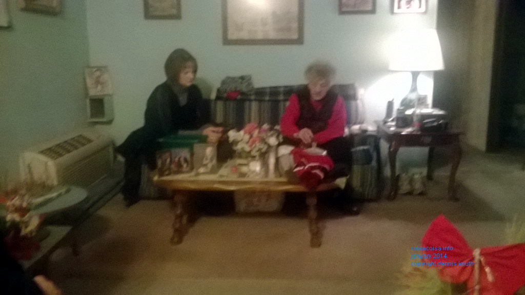 Sherri and Emogene at Emogene's Apartment 