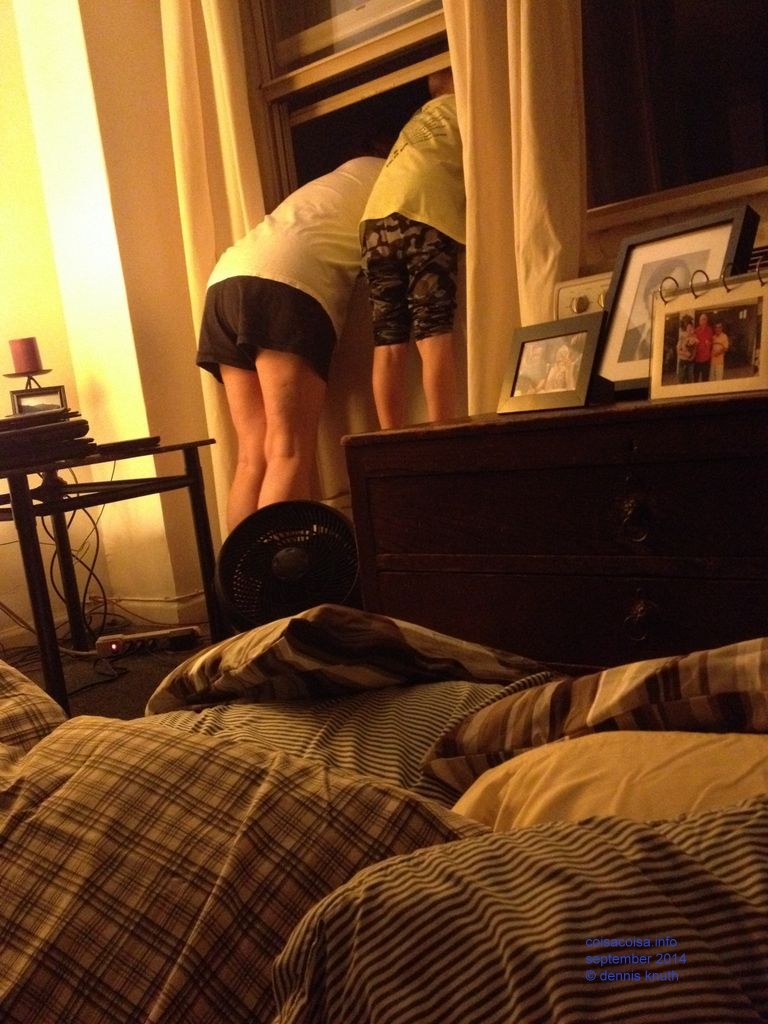 Butts out the window