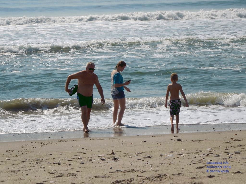 Dennis Knuth, Kelsey and Jared in the Waves