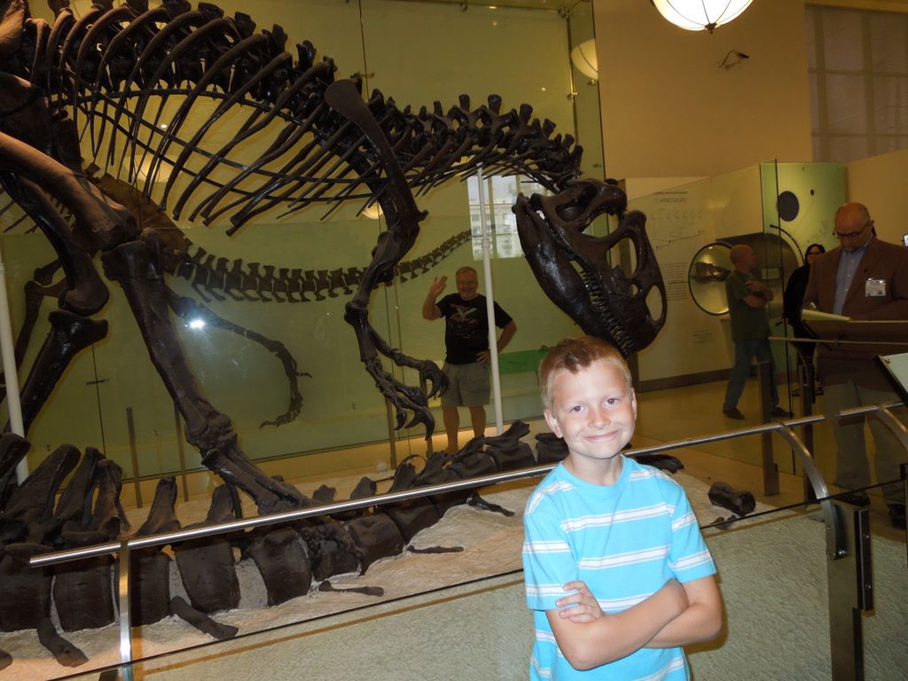 Dinosaur tail was by Dennis