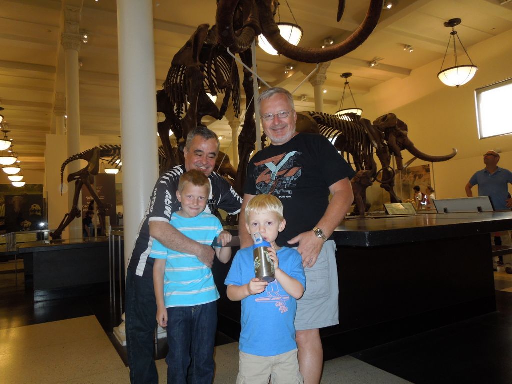 Dennis and Helton Knuth with Jared and Colin