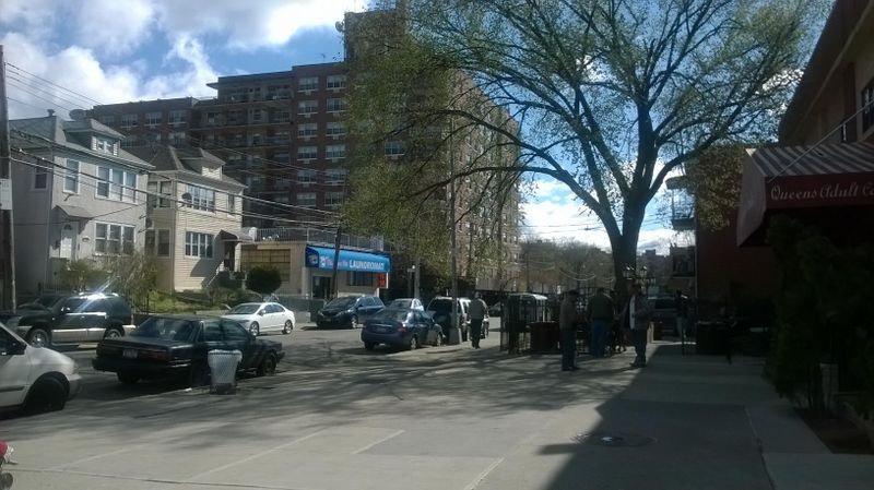 Spring blossoms on 45th Avenue in Elmhurst NY