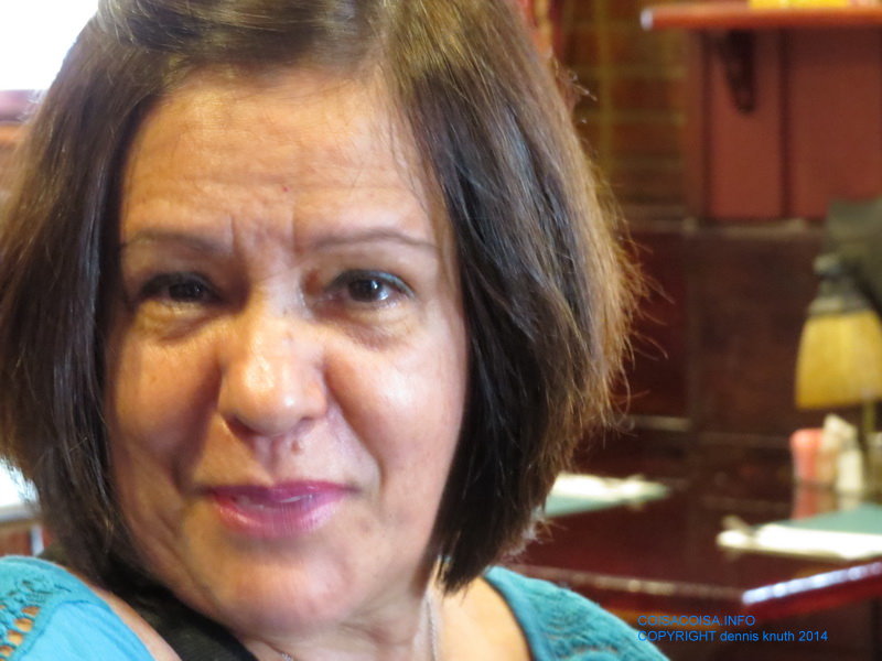 Smirk of a smile for Heloisa