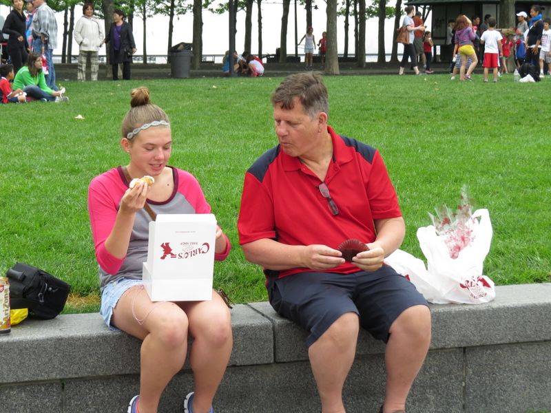 Tom and Abby lunch in New Jersey