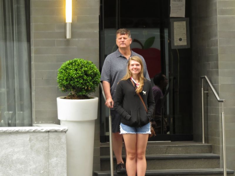 Augusta Tourists at the Moderne Hotel on 55th Street in NYC