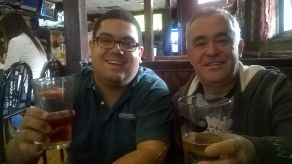 Helton and Raphael at Cassidy's Bar