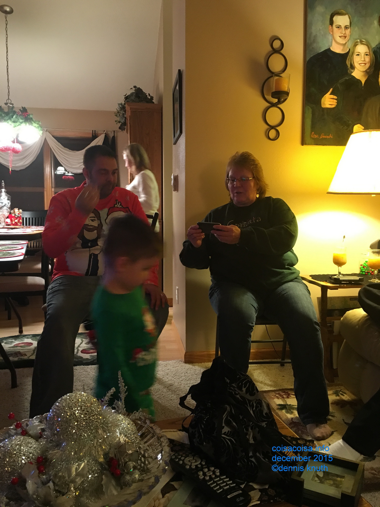 Ed and Karen on Christmas, December 25, 2015