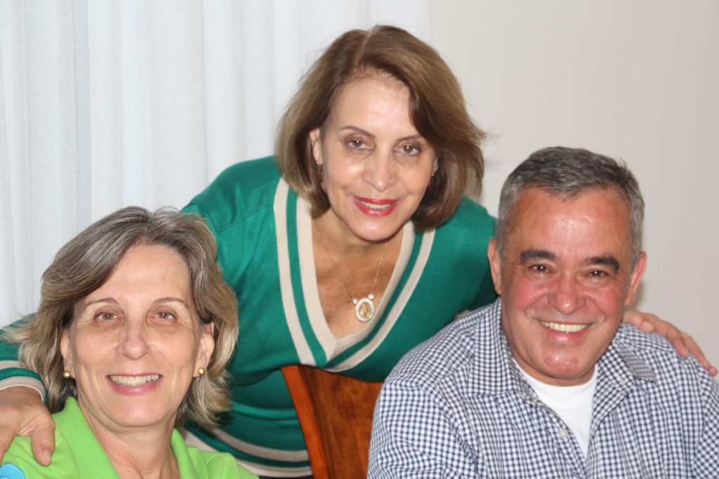 Maria Lucia's good friend, Maria Lucia and Helton