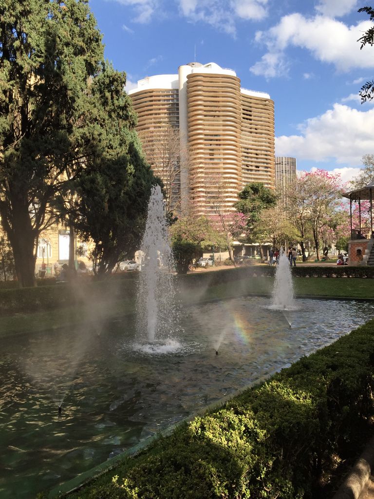 Contemporary Brazilian apartment building