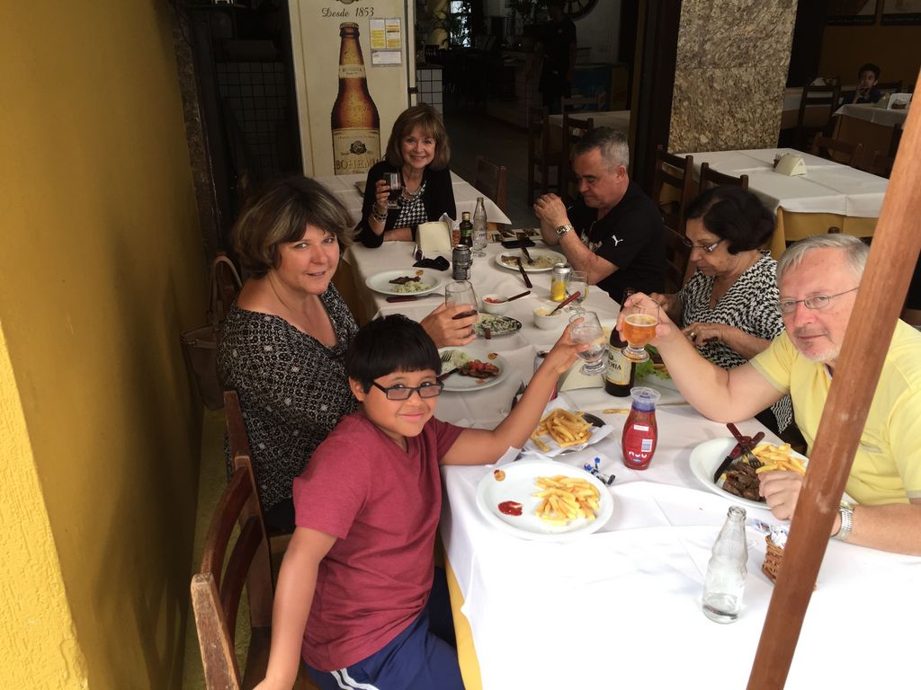 Steak for lunch in Belo Horizonte Brasil