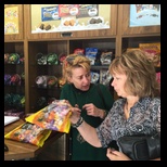 Concinha helps Sharon buy candy