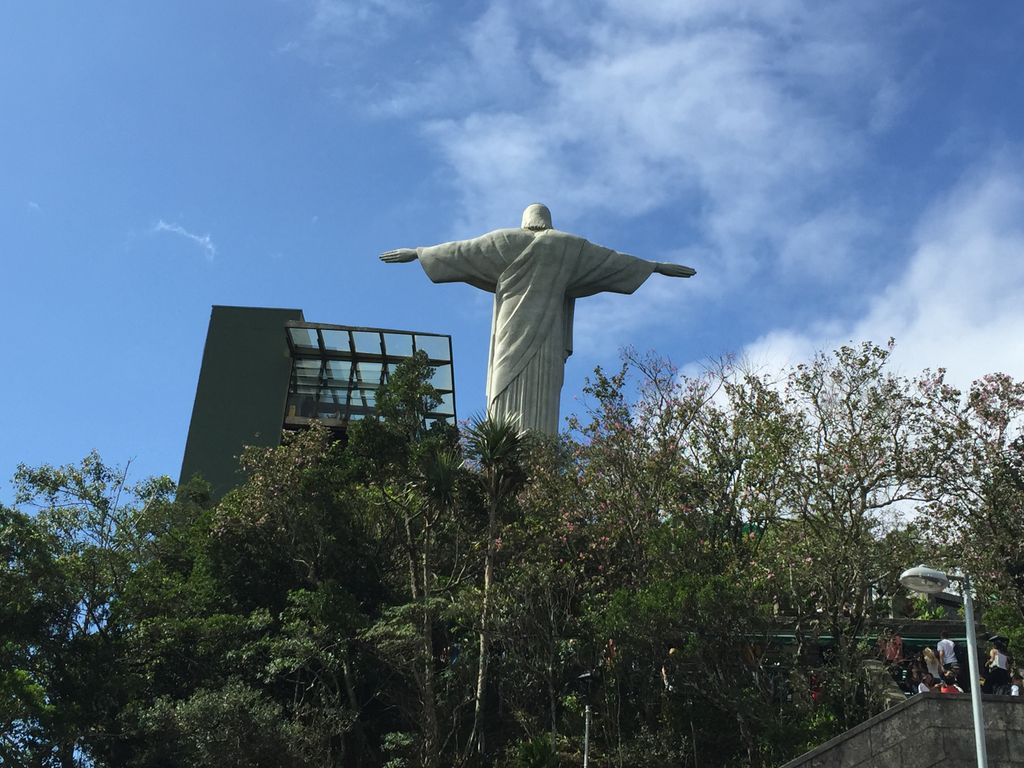 Ascending to Corcovado