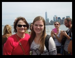 Kelsey and Sherri on the Liberty Cruise Line