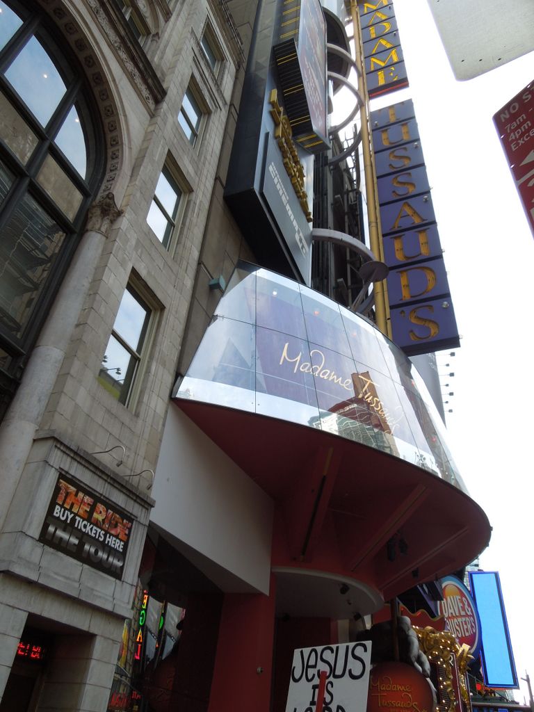 Waiting at Madame Tussaud's