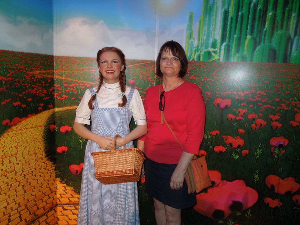 Sherri with Judy Garland as Dorothy