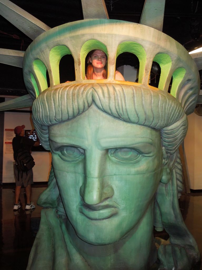 Kelsey in the Statue of Liberty Crown