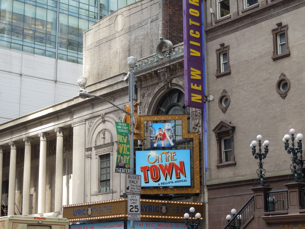 The Lyric Theatre as seen from 42nd Street