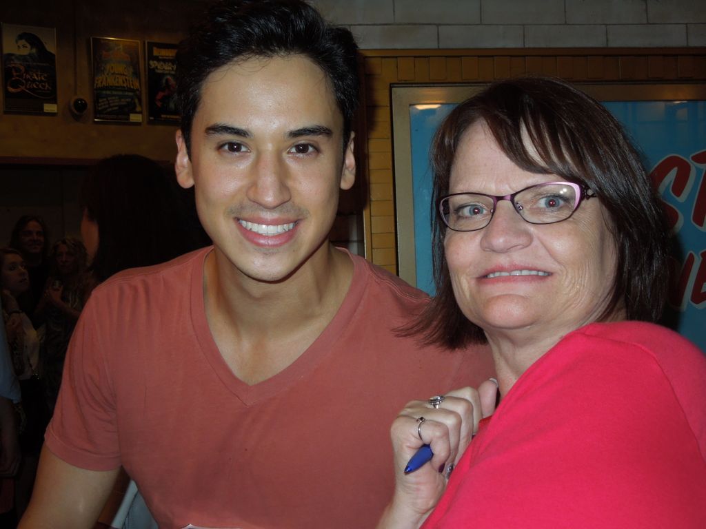 Sherri with Michael Rosen of One the Town