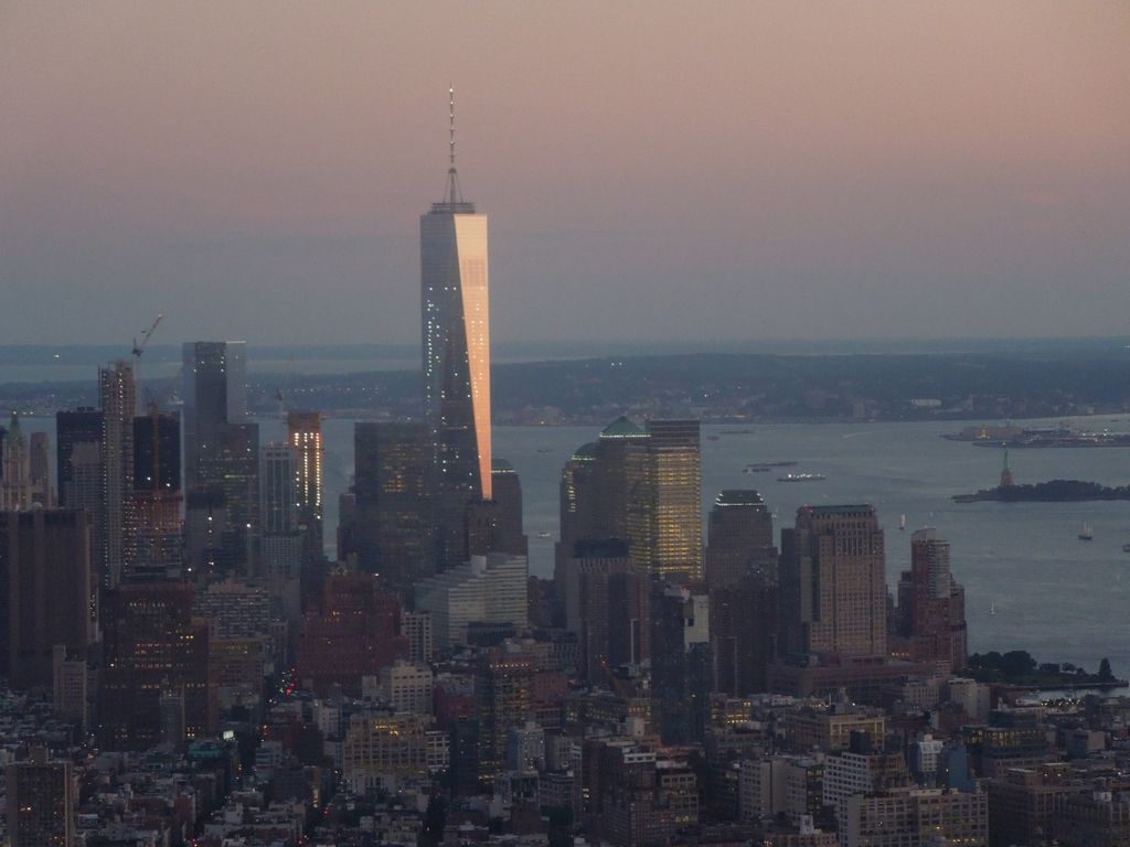 Freedomw Tower from the Empire State Building