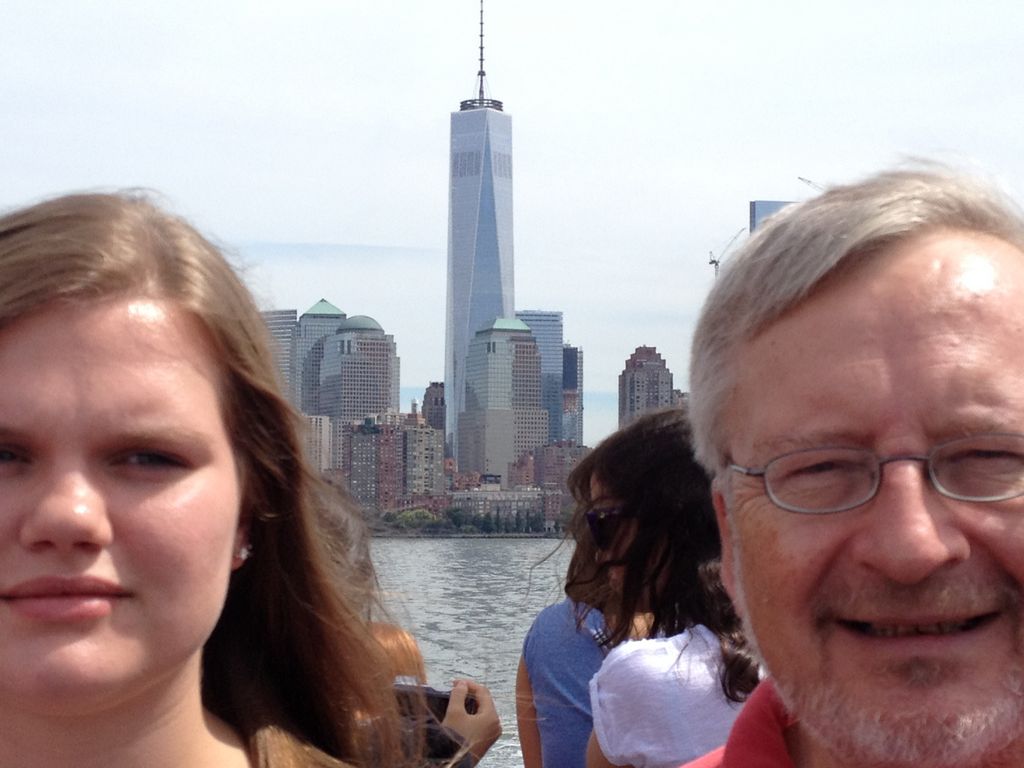 Freedom tower with Dennis and Kelsey