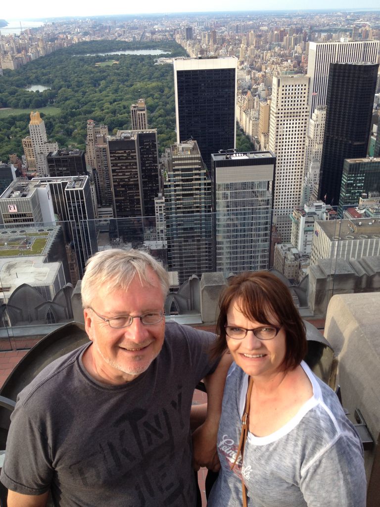 Top of the Rock with Dennis and Sherri