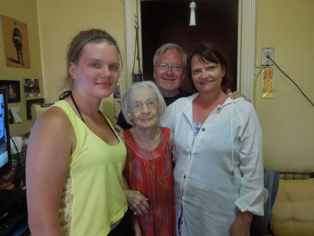 Visiting 94 year Olga