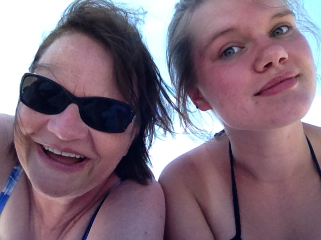 Kelsy and Sherri selfie