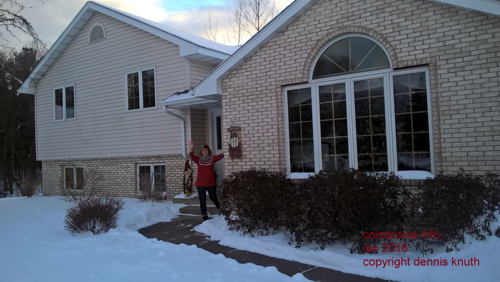 Sharon waves goodbye