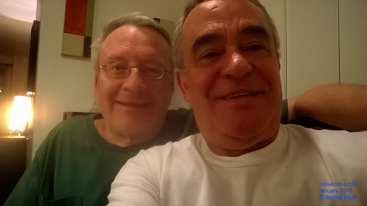 Helton and Dennis Selfie in Elmhurst