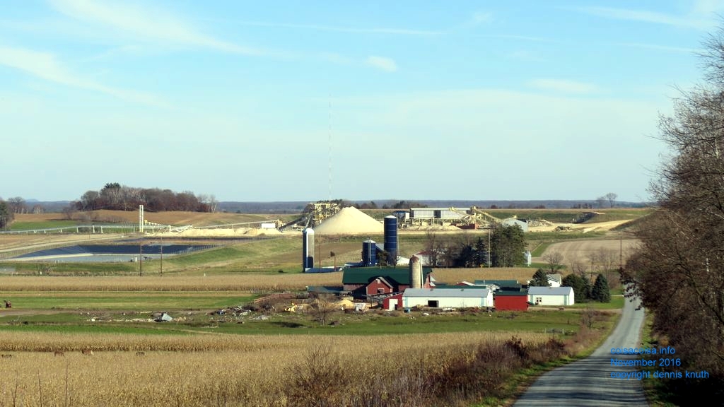 High Crush Sand Mine Near Augusta Wisconsin