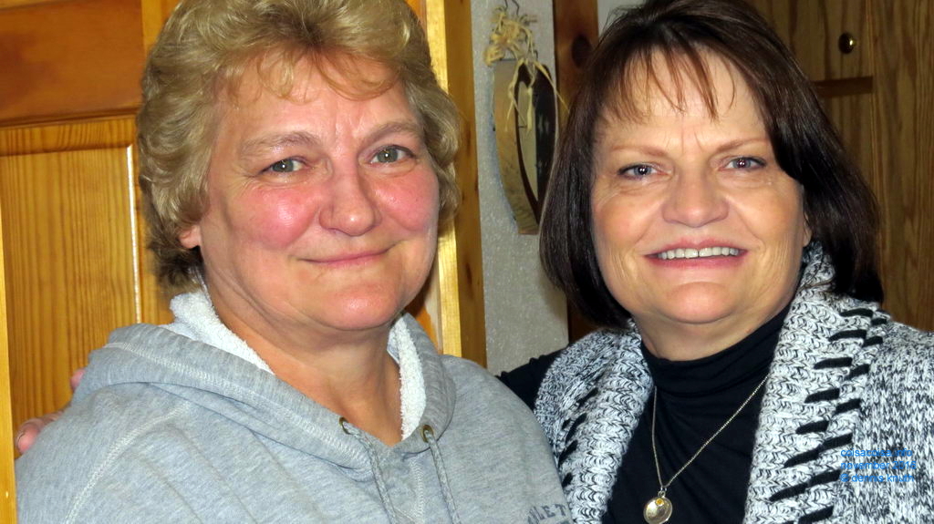 Nates mom Sherri and Kelly's mom Sandy on Thanksgiving