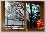 Window at Christmas