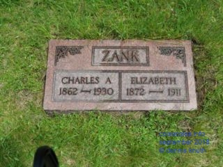 Zank parents of Reta Zank Grams Kunert