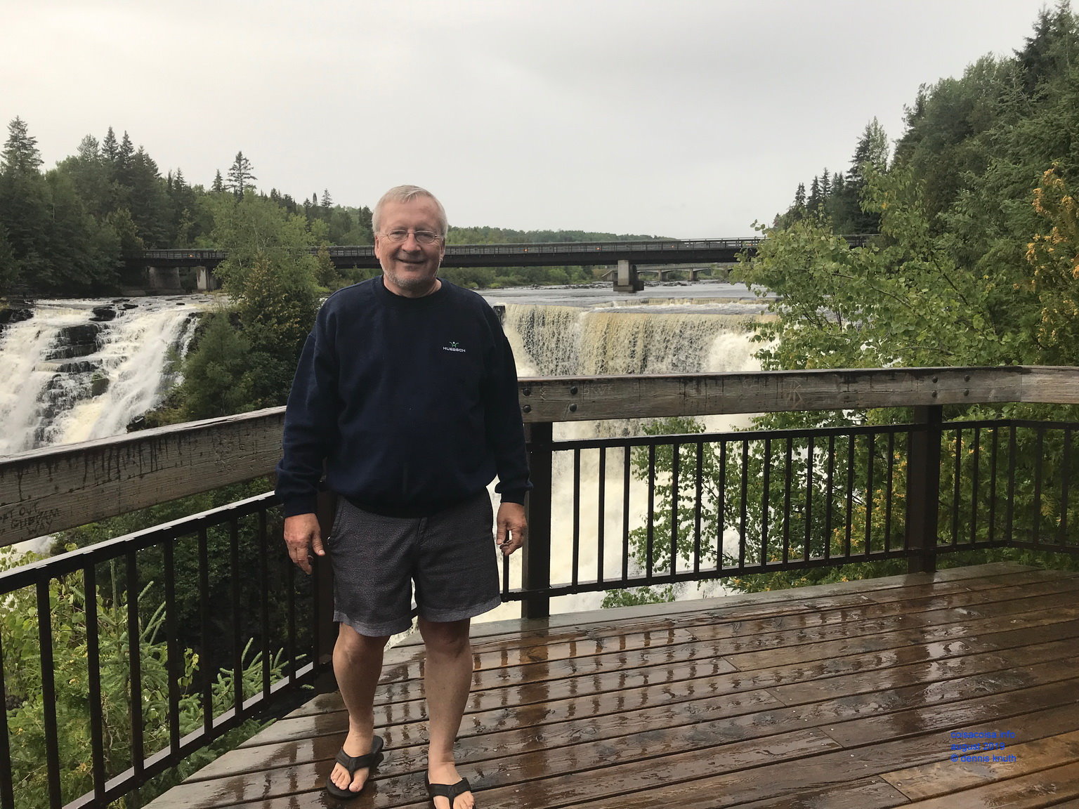 Dennis Knuth at Kakabeka Falls