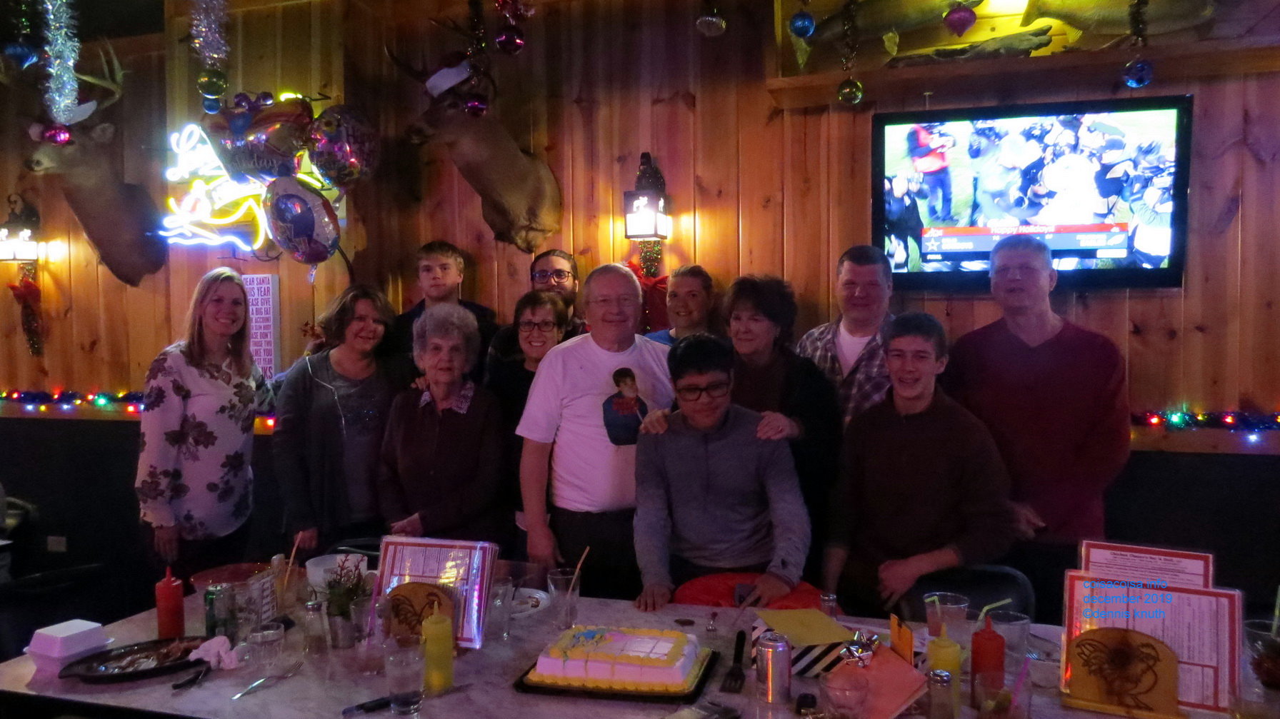 All the guests at Debbie's 50th Birthday Party