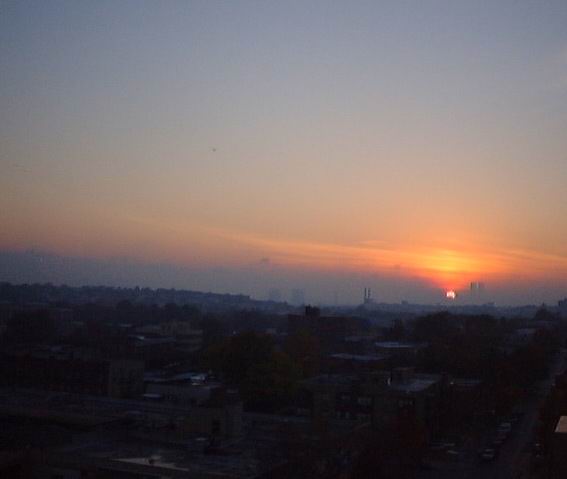 November 9 1999 Sunset with the World Trade Centers