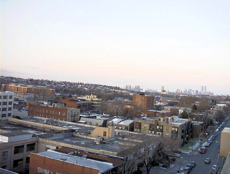 World Trade center photo from Queens January 28 2001