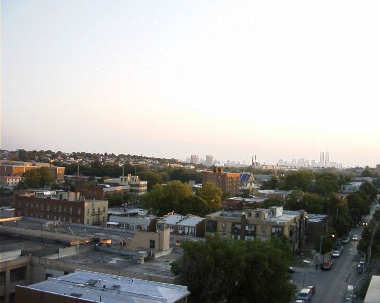 World Trade Centers from Queens New York June 21 2001