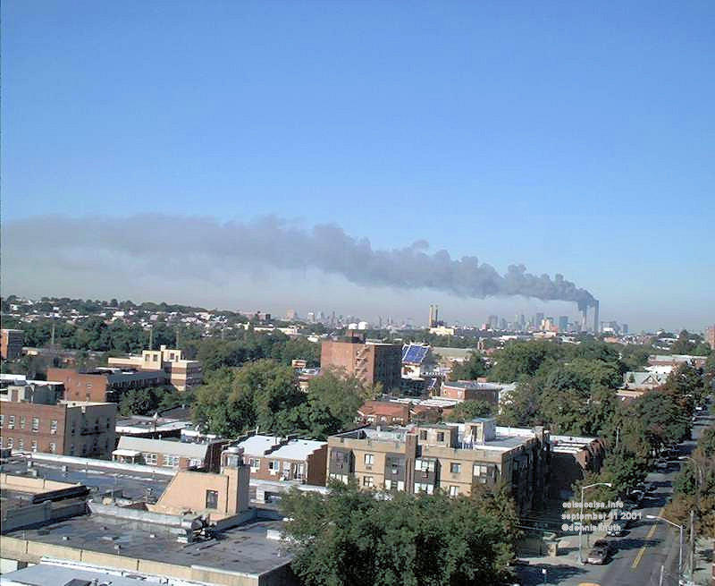 World Trade Centers on Fire